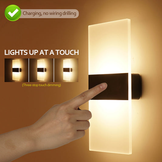 Indoor Sensing USB Charging Wall Lamp